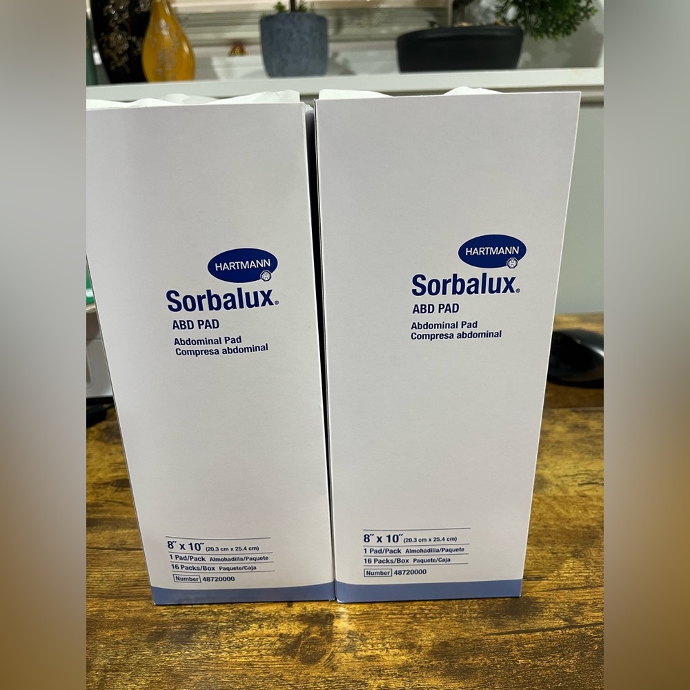 2 box Bundle Of Abdominal Pads 8x10